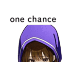 全て同じセリフのスタンプ【one chance】（個別スタンプ：20）