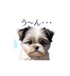 ワンワン仔犬スタンプ（個別スタンプ：17）