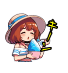 四季野4姉妹シリーズ(なっちゃん)（個別スタンプ：1）
