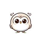 かわいいミミズクスタンプ（個別スタンプ：11）