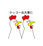 2羽のニワトリ（個別スタンプ：20）