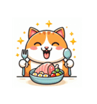 ☆猫×料理のラインスタンプ第四弾！☆（個別スタンプ：20）