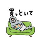 夫 妻 夫婦 家事 家族 カップル オットセイ（個別スタンプ：28）