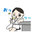 きょうもげんきなあまねさん（個別スタンプ：12）