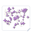 星のメッセージスタンプ 41（個別スタンプ：12）