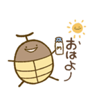 使いやすいよ！ゆるい夏のカブトムシ（個別スタンプ：1）