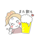 お酒大好きアルコール人生の酒飲みな女の子（個別スタンプ：40）