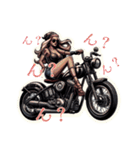 クラシックバイクと美女（個別スタンプ：31）