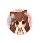 猫耳女子だにゃ〜（個別スタンプ：6）