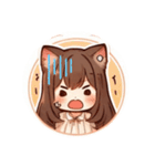 猫耳女子だにゃ〜（個別スタンプ：7）