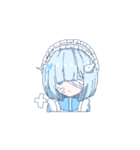 水色界隈INFPちゃん（個別スタンプ：1）