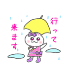 うさぎのみぃみの梅雨（個別スタンプ：9）