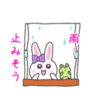 うさぎのみぃみの梅雨（個別スタンプ：14）