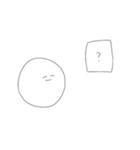 未確認生命体白玉（個別スタンプ：14）