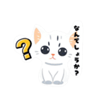 敬語 ネコちゃん（個別スタンプ：3）