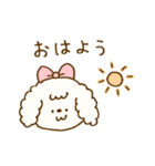 もこもこ耳のわんこ♡（個別スタンプ：1）