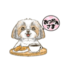 My Dog Stickers -PERO＆GEN-（個別スタンプ：3）