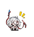 リボンガールの悩み（個別スタンプ：21）