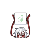 リボンガールの悩み（個別スタンプ：33）