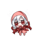 リボンガールの悩み（個別スタンプ：35）