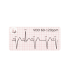 【動く！】心電図 ～ペースメーカ編～（個別スタンプ：8）