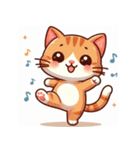 ♪ダンスダンス猫リューション☆♪（個別スタンプ：3）