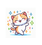 ♪ダンスダンス猫リューション☆♪（個別スタンプ：4）