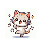 ♪ダンスダンス猫リューション☆♪（個別スタンプ：5）