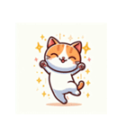 ♪ダンスダンス猫リューション☆♪（個別スタンプ：14）