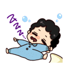 天然パーマベビーの気持ち（個別スタンプ：2）