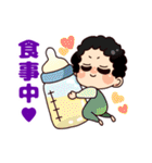 天然パーマベビーの気持ち（個別スタンプ：18）