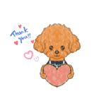 My Dog Stickers-Choco-（個別スタンプ：1）