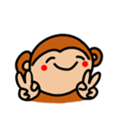 おさるのもゆちゃん6(ハムカオ多め)（個別スタンプ：9）
