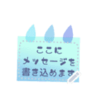 書き込める♥半透明♡カエルや雨傘 改（個別スタンプ：4）