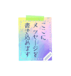 書き込める♥半透明♡カエルや雨傘 改（個別スタンプ：6）