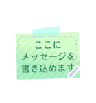 書き込める♥半透明♡カエルや雨傘 改（個別スタンプ：7）