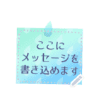 書き込める♥半透明♡カエルや雨傘 改（個別スタンプ：15）