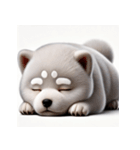 眉毛犬のスタンプ（個別スタンプ：7）