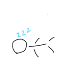 絵文字棒人間（個別スタンプ：8）