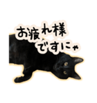 黒猫ニケちゃん2（個別スタンプ：9）