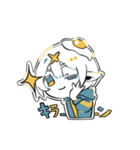 たまごエルフちゃんの気だるげスタンプ（個別スタンプ：1）