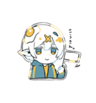 たまごエルフちゃんの気だるげスタンプ（個別スタンプ：5）