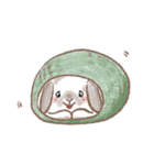 もじもじうさ〜ずLINEスタンプ（個別スタンプ：18）