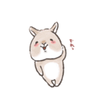 もじもじうさ〜ずLINEスタンプ（個別スタンプ：22）