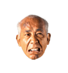 西成の愉快な仲間たちのお面 1（個別スタンプ：2）