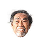西成の愉快な仲間たちのお面 1（個別スタンプ：5）