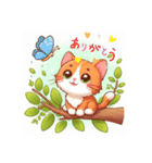 猫ネコもいにゃん レトロ風（個別スタンプ：6）