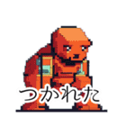 ドット絵宇宙人シリーズ（個別スタンプ：3）