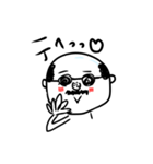ざつな手書き風おやじ 日常会話 友達家族（個別スタンプ：10）