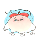 ぽむぽむ りんご（個別スタンプ：3）